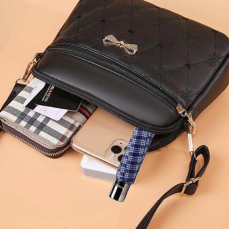 Mom Bag Trendy Underarm Bag Crossbody Bag Women's Bag Embroidered Six Layer Bag