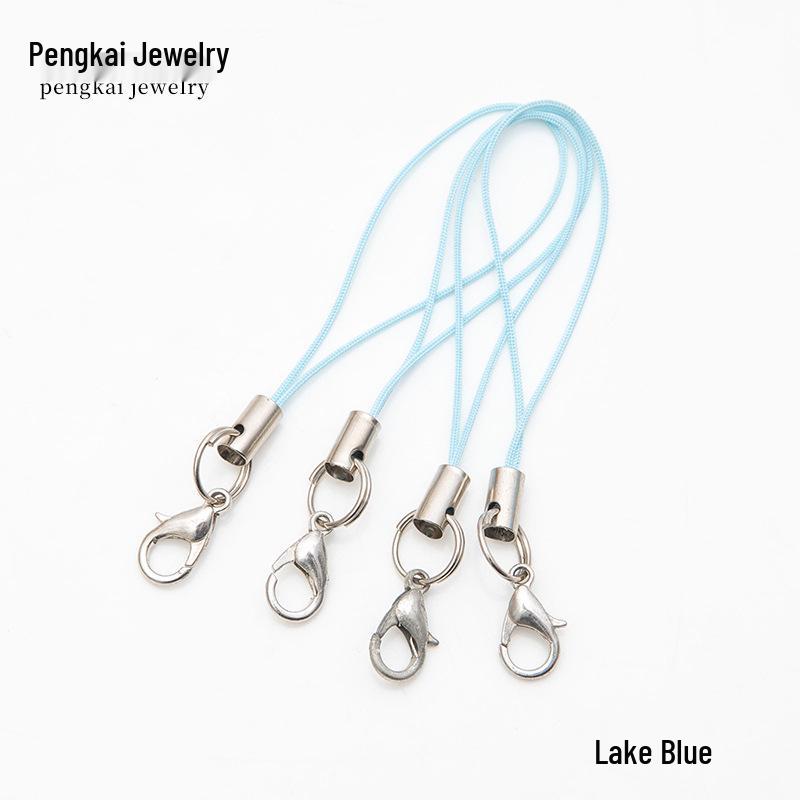 DIY šperky doplňky: 303 Karabina s dvojitým kroužkem šňůrka na mobilní telefon