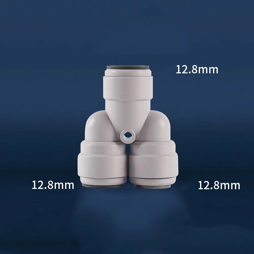 Ajuste 3/8" 1/2" DE X 3/8" Tubo Cotovelo Reto T Conector Rápido de Encaixe POM para Aquário Sistema de Osmose Reversa Filtro de Água RO