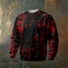 Men's Halloween Printed Neck Long Sleeve Sweatshirt for Casual Daily Wear