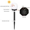 6PC Solar Light Outdoor Solar Garden Light Solar Pathway Landscape Light Waterproof Solar Lawn Lamp For Home Yard Patio Driveway