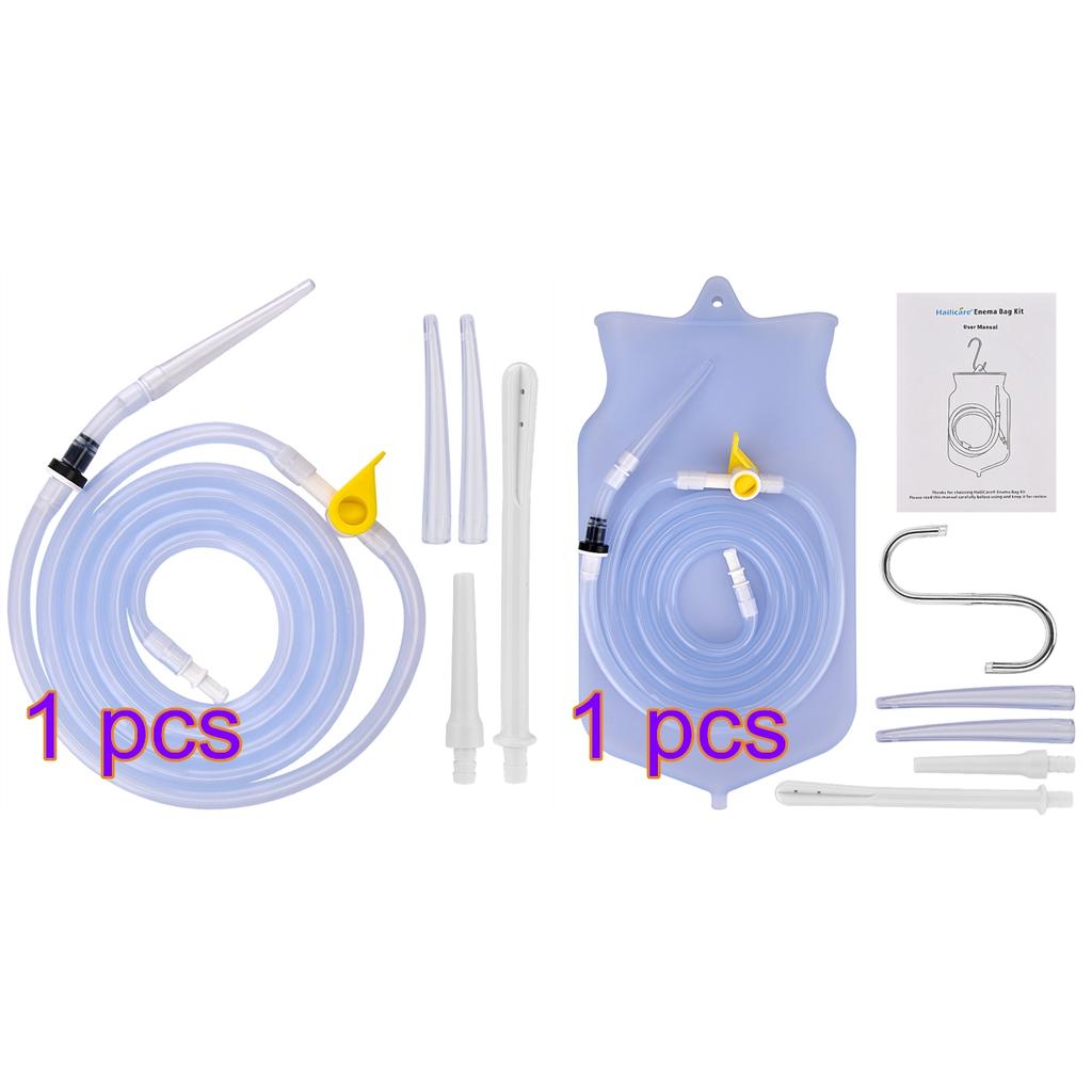 Reusable Enema Bag Colon Irrigator Feminine Hygiene Health Care Weight Loss Silicone Water Detox Douche Anal Vagina Cleaner