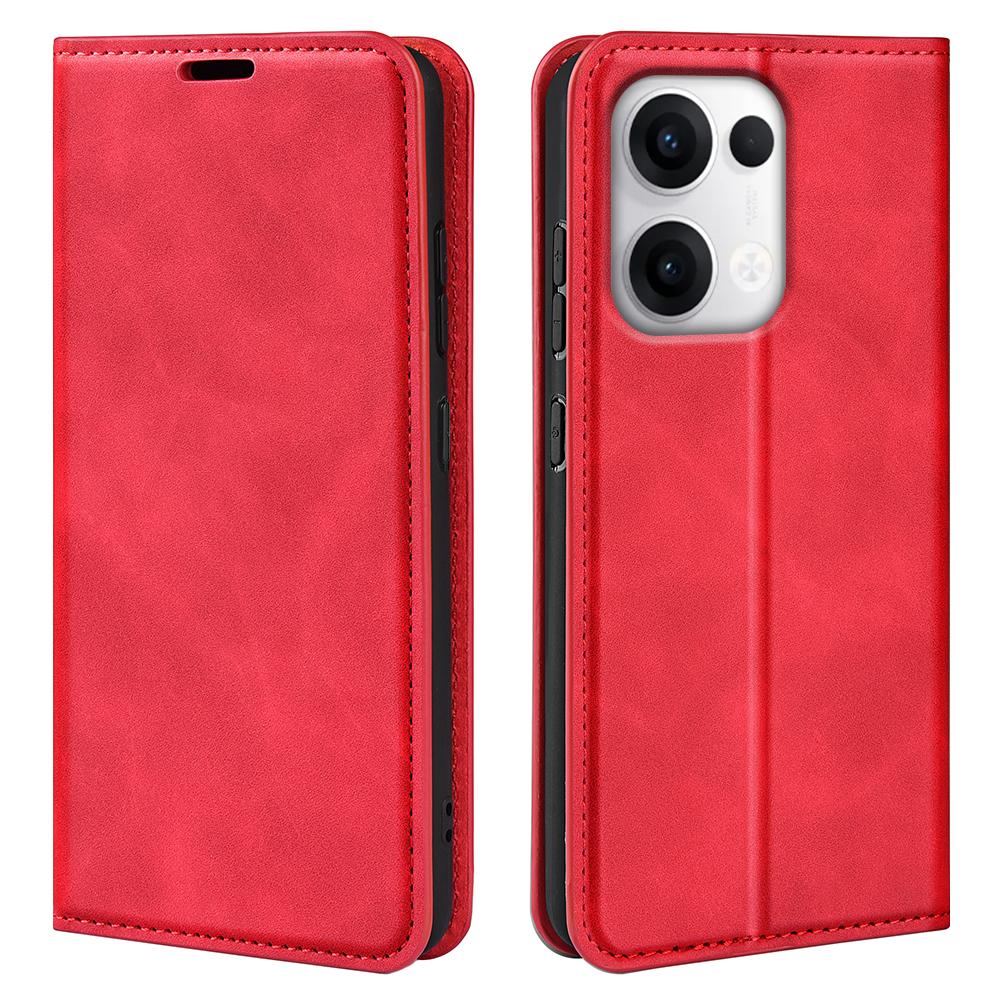 For Oppo Reno13 Pro 5G Case Skin Touch Leather Wallet Phone Cover