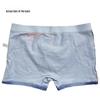Men's 3D Faux Denim Print Boxer Briefs, Cotton Underwear Trendy Trunk.