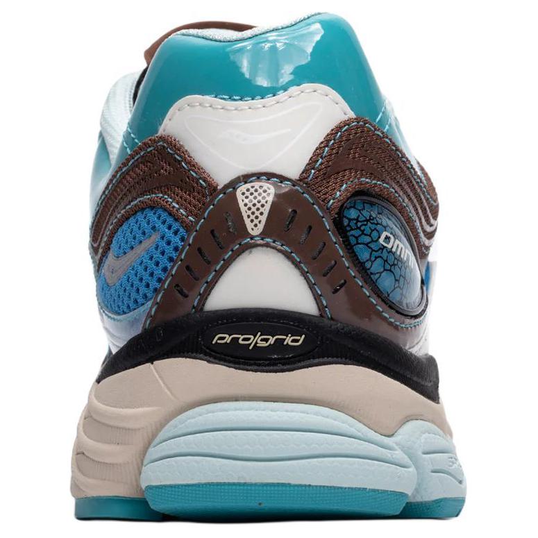 Footpatrol X Saucony ProGrid Omni 9 Blue Brown Men Sneakers S70923-1