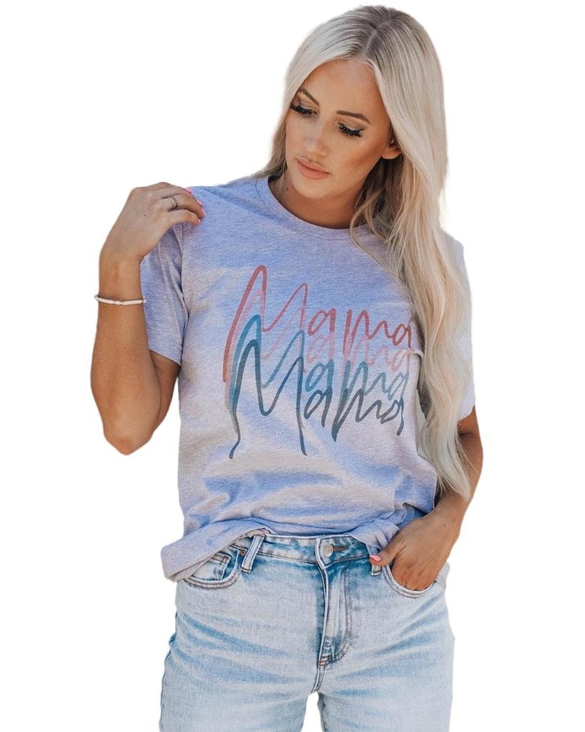 Azura Exchange Mama Quadruple Shadows Graphic Tee