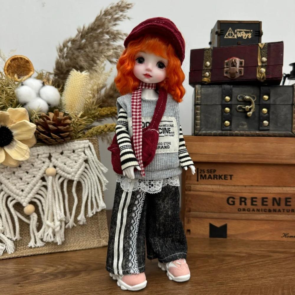 The New 6-point Bjd Clothes 30 Cm Doll Clothes Dress Up Suit BJD Clothes Ghost Mother Doll Accessories Jumpsuit