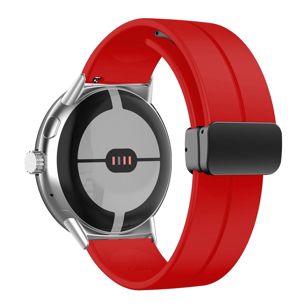 NEW Silicone Strap for Google Pixel Watch 3 45mm Band for Google Pixel Watch 1 2 3 41mm Magnetic Wristband Bracelet Accessories