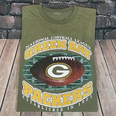 Vintage Green Bay Packers Graphic Football T-Shirt Men’s Size XL