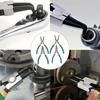 Professional Snap Ring Pliers Set 7Inch Heavy-Duty Internal/External Circlip Straight/ Bent Tips Durable Metal Construction