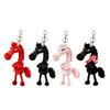 Horse Pendant Plush Material Bag Keychain 2026 Year of Horse Pendant Soft Texture Horse Charm Handbag Decoration