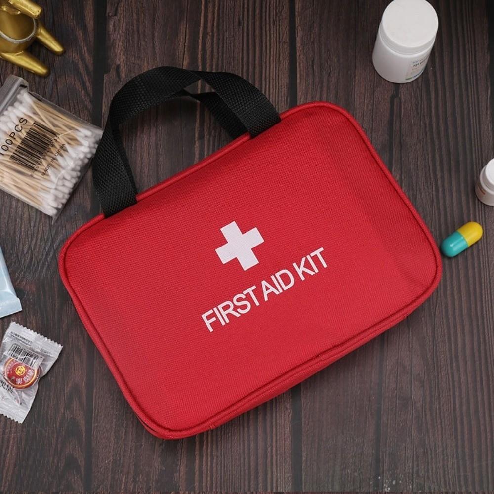 Zipper Medicine Storage Bag Large Capacity First Aid Bag Portable Medical Bag  Outdoor