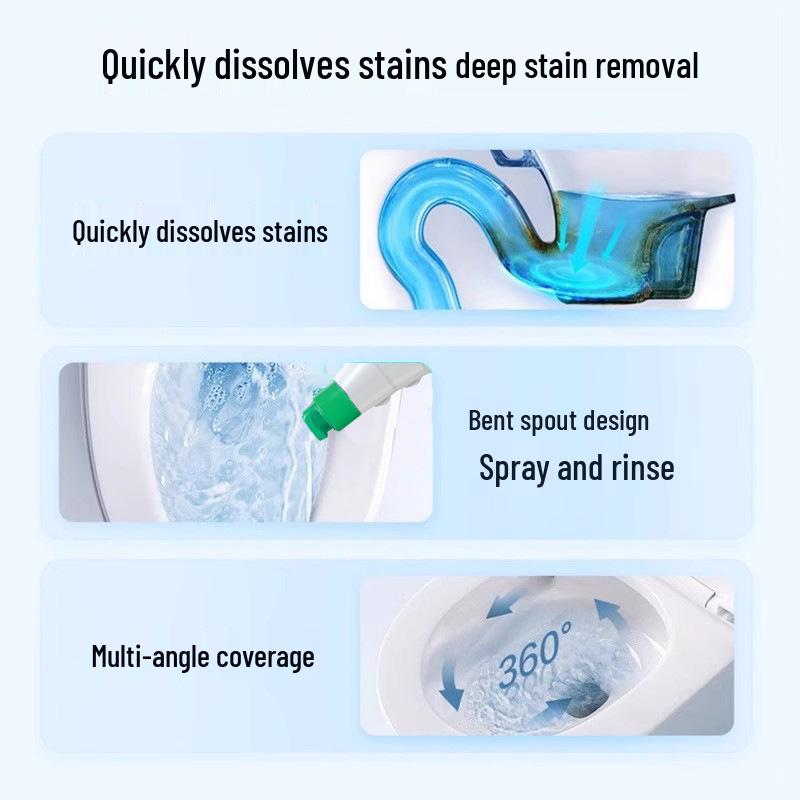 Fresh Scent Toilet Cleaner and Deodorizer, 680g - Bathroom Sterilizer and Descaler