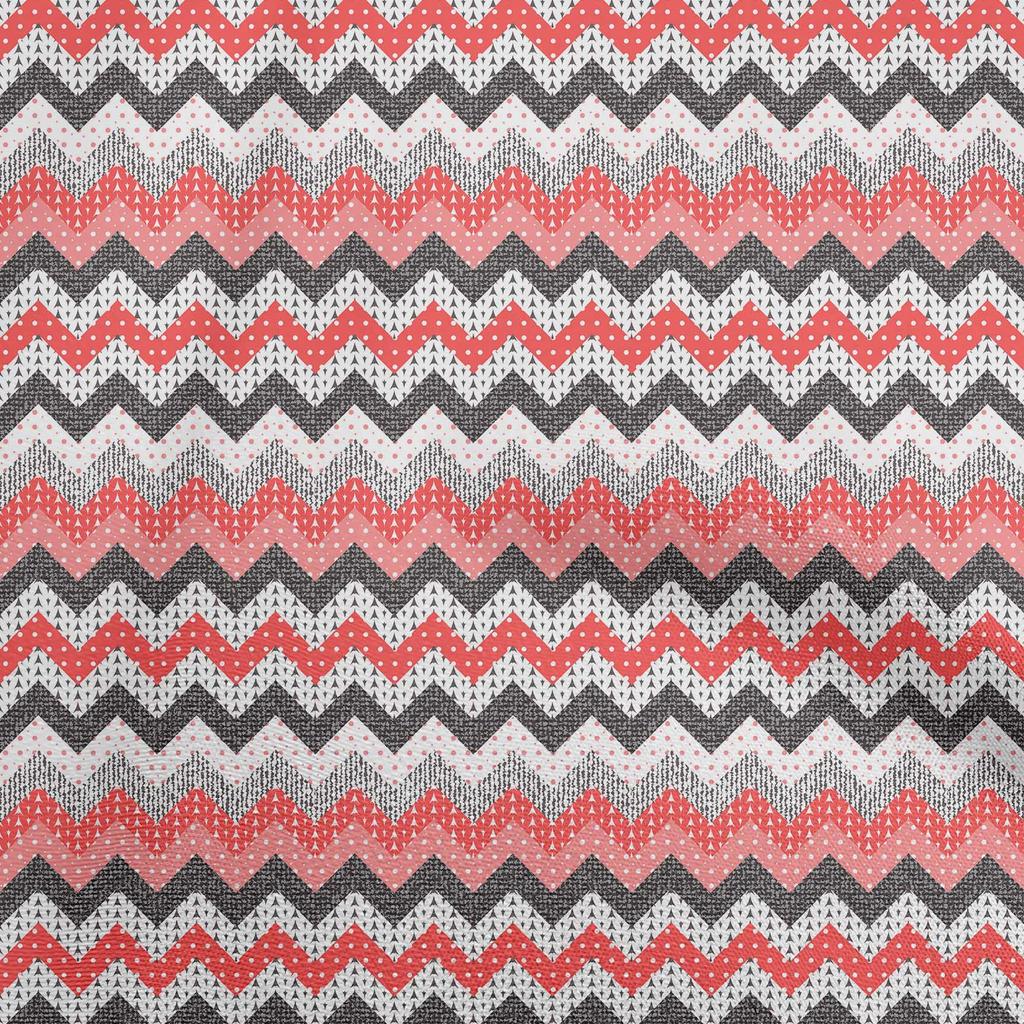 oneOone Cotton Flex Light Blue Fabric Chevron Craft Projects Decor Fabric Printed By The Yard 40 Inch