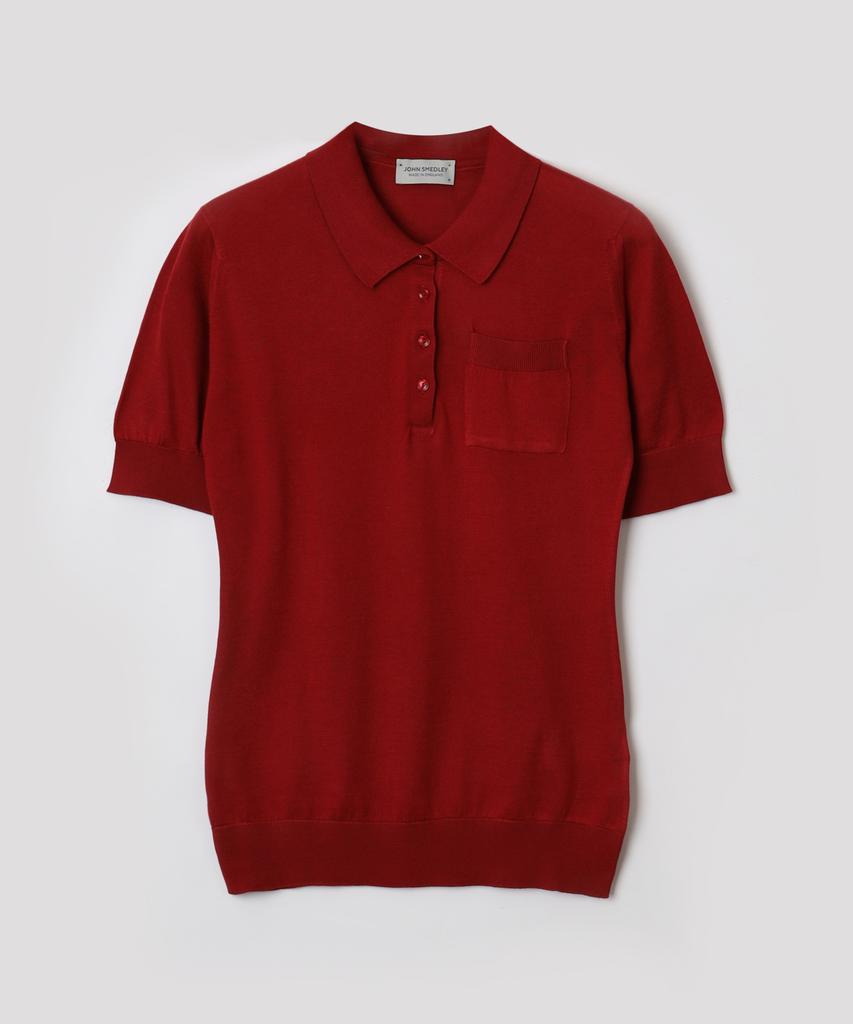 Jonseumedeulli Jenny Classic Polo Shirt Sea Island Cotton Knit Heritage 4 Colors