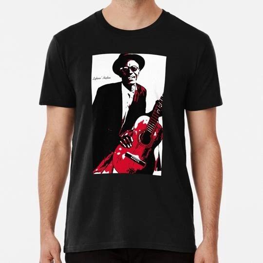 

Lightnin Hopkins And Guitar T-Shirt Tee Top Unisex Made in the USA 100% Cotton T-shirt Mens Tees Top S