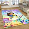 Cartoon Cute Gabbys Dollhouse Girl Carpet Rug for Bedroom Living Room Home Sofa Decoration,Children Game Large Decor Floor Mat