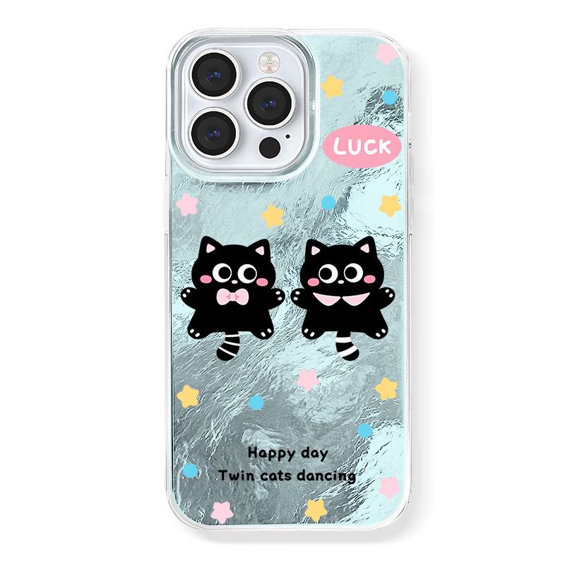 

Чехол для iPhone от Zhitai Apple: Узор Glacier для 11, 12, 13, 14 Pro, 15 Pro Max - Мультяшный дизайн для женщин iPhone 16 Pro Max