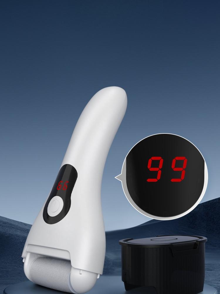 1Pc Electric Foot File/Toe Mending Tool, USB Rechargeable, LCD Screen, Waterproof, Removes Dead Skin and Calluses, Beautifies Feet, and Polishes.