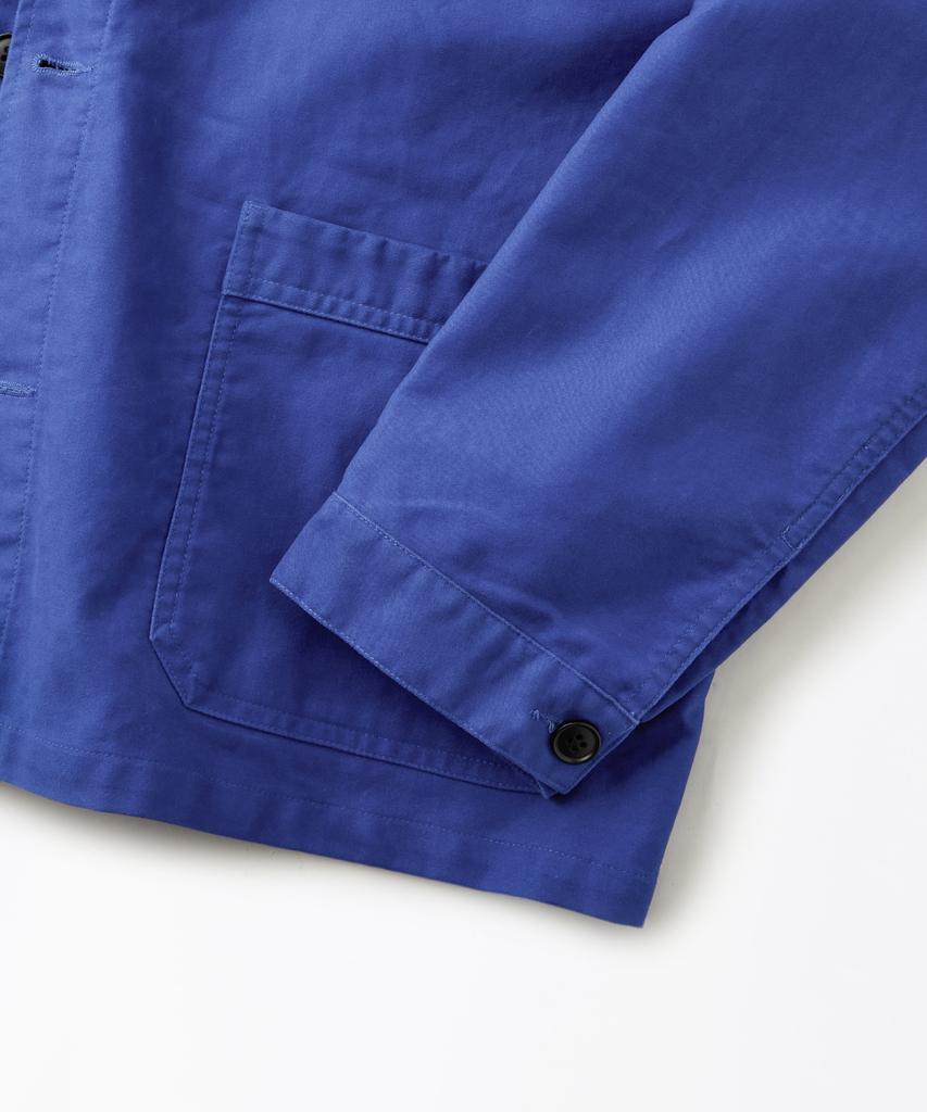 OUTSTANDING [Mut Lab] Moleskin French Work Jacket_Washed Blue