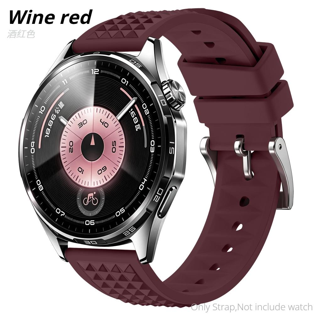20mm 22mm Sports Silicone Band For Huawei Watch GT6 GT5 GT 4Pro 46mm Strap Bracelet For Samsung Galaxy Watch 7 6 5 4 Replacement Breathable Wristband