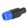 Fydun 10PCS C NL4FC Audio Speaker Connector, 4 Pin Speakon Plug, Blue
