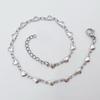 Stainless Steel Heart-shaped Handmade Non-fading Anklet for Women