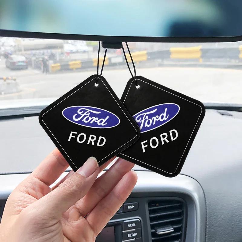 For Ford Focus 2 3 Mondeo Fiesta Ecosport Ranger Kuga Mk3 Car Fragrance Tablets Pendant Car Rearview Mirror Hanging Aromatherapy