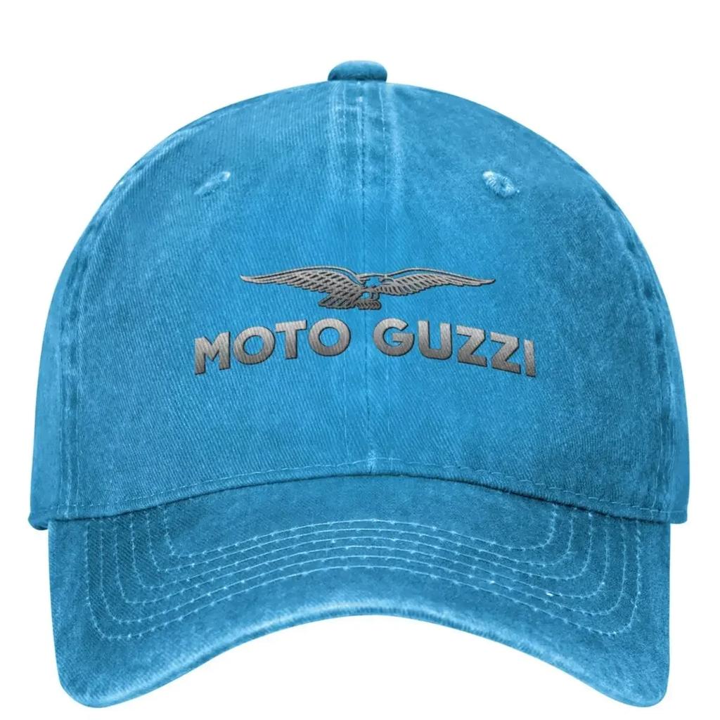 Unisex Women Moto Guzzi Motorcycle Racing Motorcross Baseball Caps Classic Distressed Washed Dad Hat Adjustable