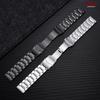 Massives Edelstahl-Uhrenarmband Schwarz Silber Armband 18mm 20mm 22mm 19/21/23/24/24mm Armband Kompatibel für Samsung Galaxy Watch