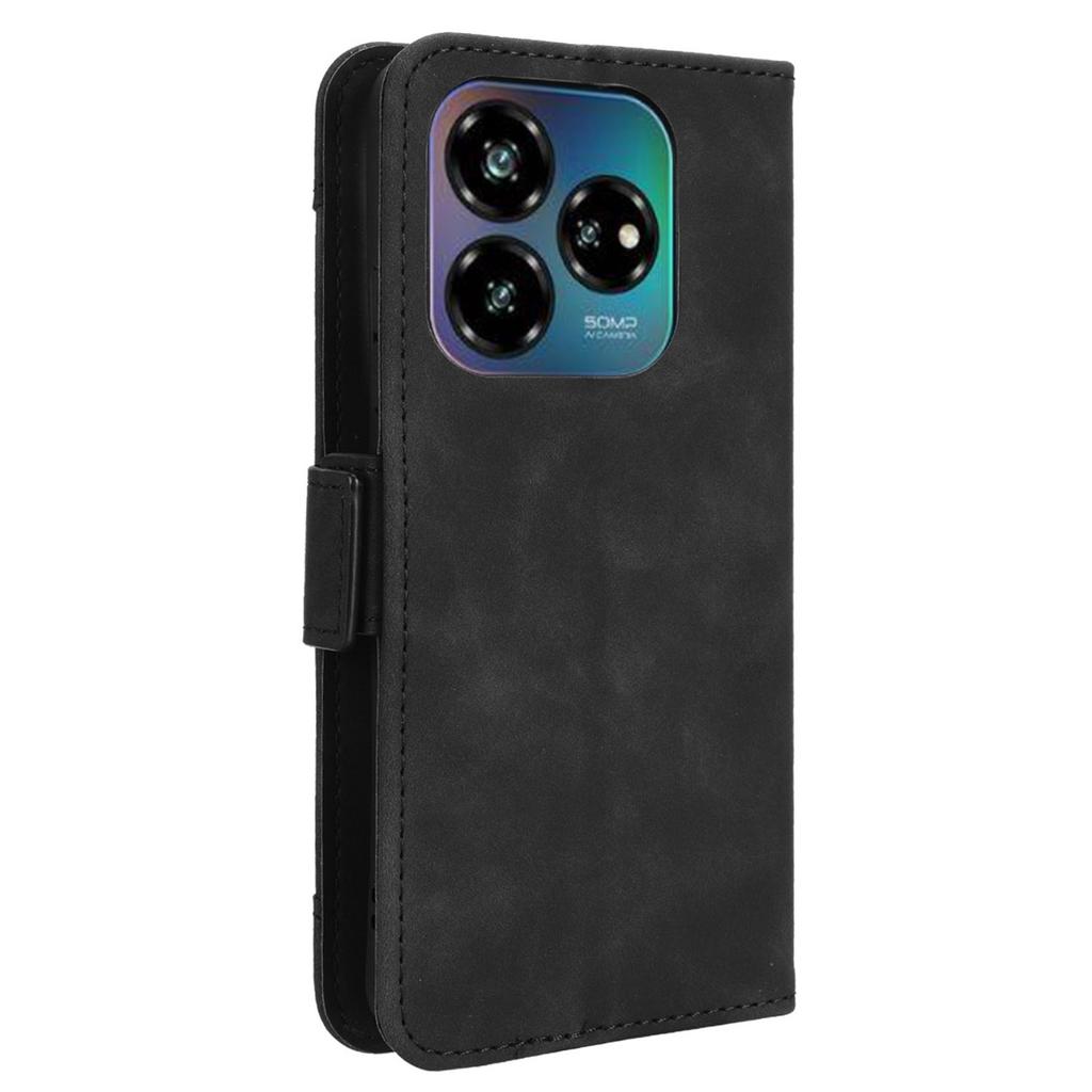 For ZTE Nubia V60 Design/Blade V60 Design Leather Case Phone Wallet Cover with Multiple Card Slots