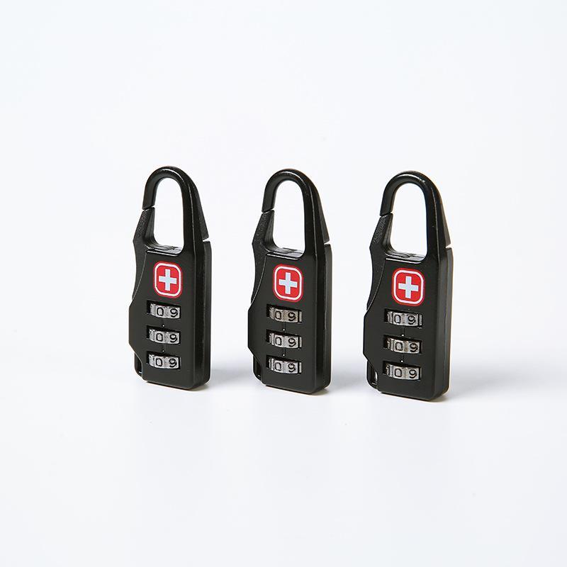 Portable Mini Anti-Theft Zipper Lock For Travel Backpack Handbag With Combination Code Number Lock Outdoor Backpack Accessories