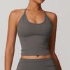 Guangzhou Zechuang Clothing Co., Ltd. Strap Hanging Neck Beauty Back Yoga Vest Strap Chest Pad Casual Tight Sports