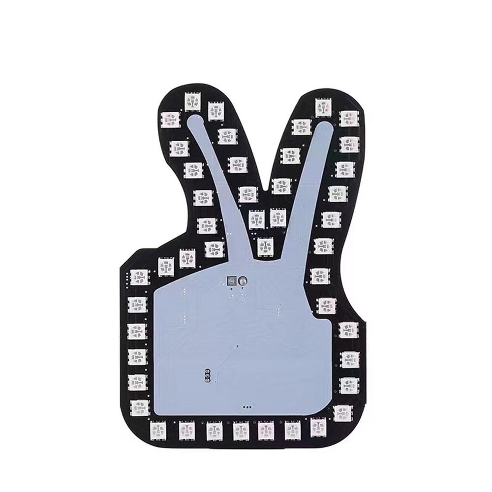 

Забавный автомобильный палец-светильник с дистанционным управлением, знаки дорожной ярости, световой жест средним пальцем, ручная лампа, наклейка, светящаяся панель для гоночного окна