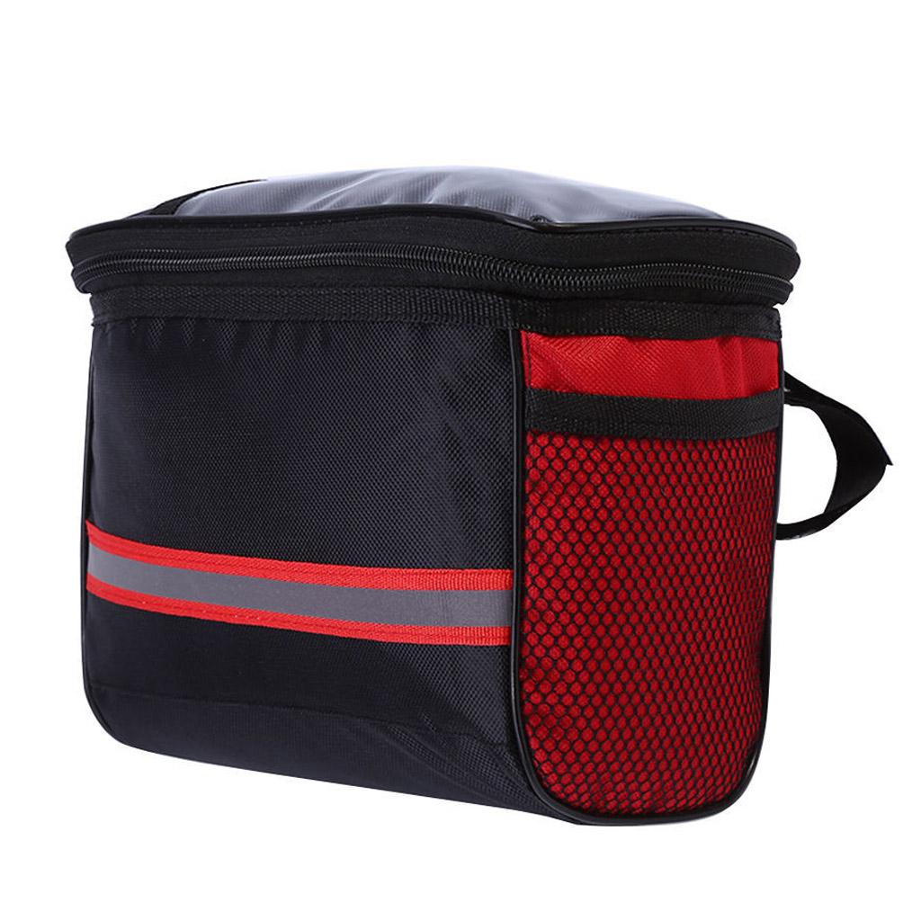 Bicycle Handlebar Bag Front Tube Storage Pouch Riding Travel Bike Bag Waterproof