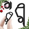 20/50Pcs Outdoor Gutter Hooks Christmas Light Clip Weatherproof Cable Wire Rope Holder for String Lights Holiday Decor