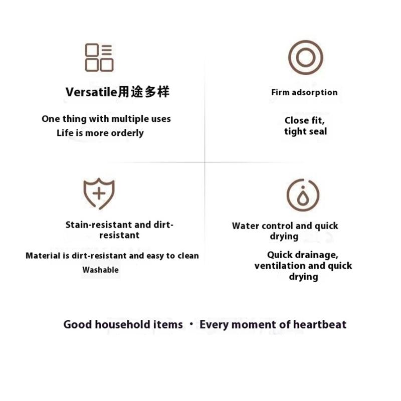 Nonslip Silicone Pot Holder Heat Proof Trivet Sloped Surfaces For Efficient Liquid Drainage And Storage