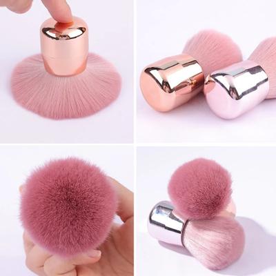 1PCS Professionals Nail Art Houba štětec Kulatý gel na barvy Čištění prachu Štětec na make-up Příslušenství na manikúru Vybavení Nástroje