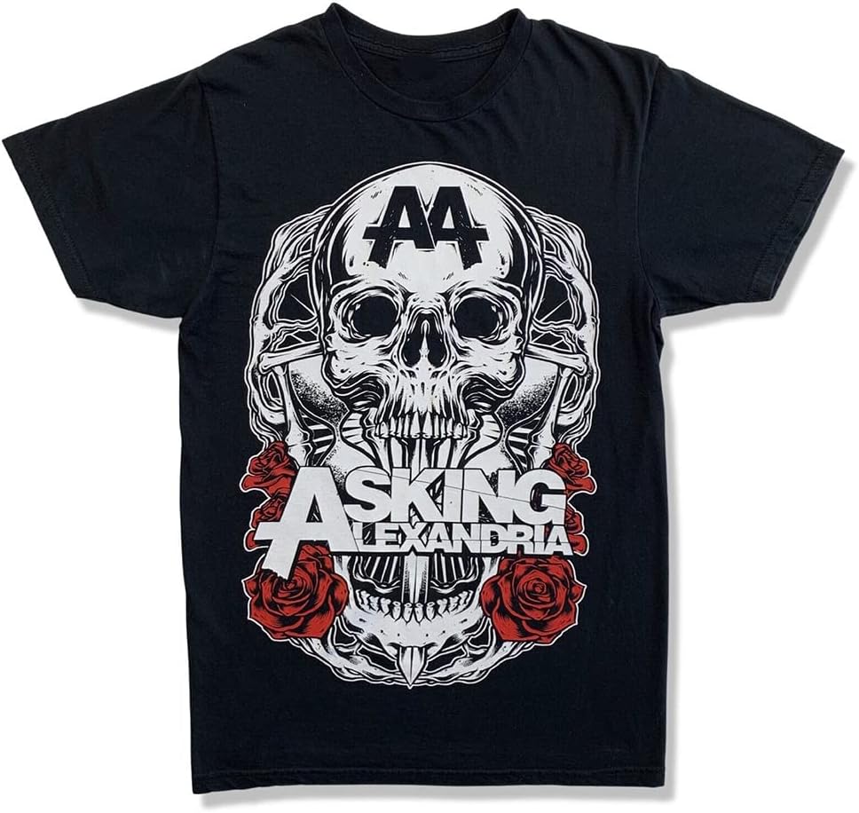 Asking Alexandria T Shirt 00S Music Teeedium XL чёрный