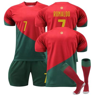 22/23 Portugalsko Domácí dresy Sada dětských fotbalových tréninkových souprav