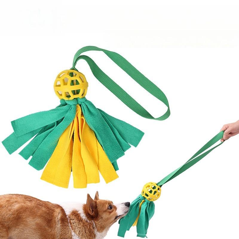 Durable Hollow Dog Snuffle Ball Toy Treat Dispensing Interactive Chew Toy Relieve Boredom for Pet Training Play