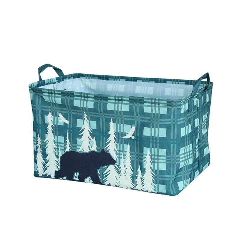 

Тканевые Складные Корзины для Хранения в ОбщежитииКоробки для Хранения в Гардеробе 39*27*23 зелёный