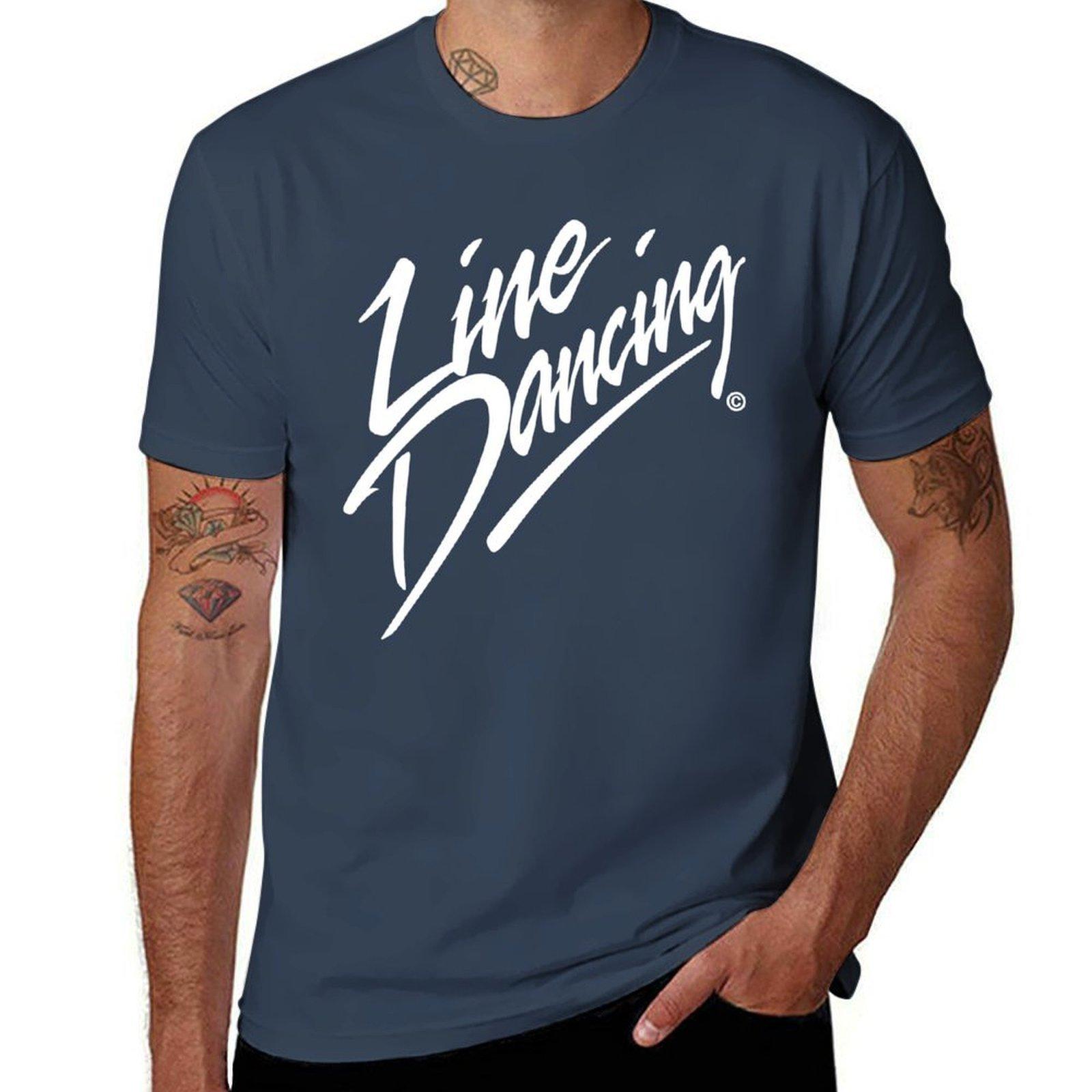 Line Dancing Handwritten By Subgirl Tshirt Tough Fabric Work Tee S