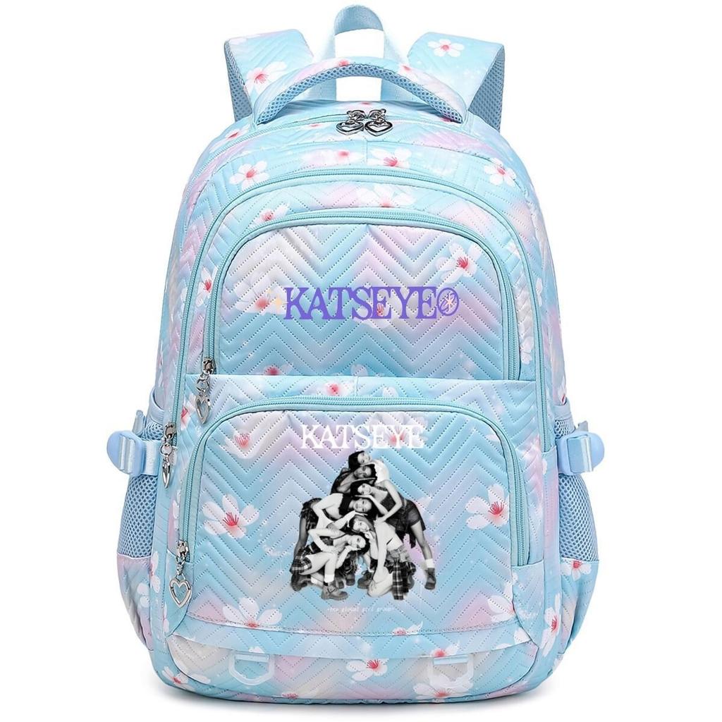 Mochila con Estampado de Ojo de Gato, Bolso Escolar Dulce y Fresco de Gran Capacidad para Estudiantes de Secundaria