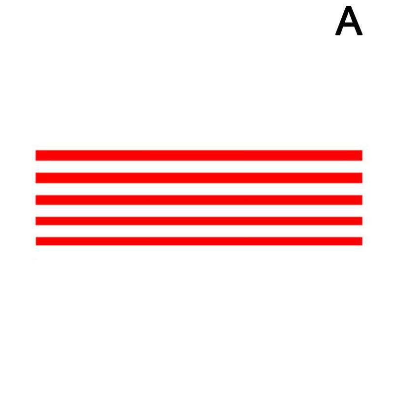 Reflektierende Autostreifen Aufkleber für VW Golf 6 7 Passat Front Hood Grill Abziehbilder Wasserdichte Automobil Dekoration Auto Aufkleber