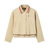Heritage Fashion Classic Simple Casual Versatile Loose Jacket Women Jackets Khaki F11W618702FDK