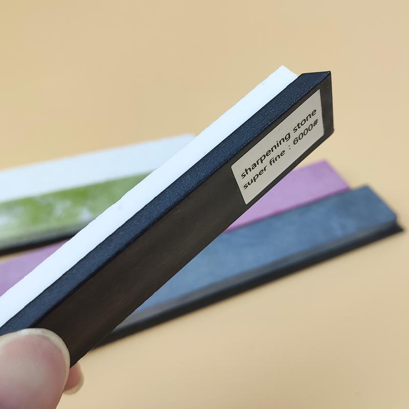 Natural Polishing Sharpening Stones Bar 3000 10000 Finishing Corundum Ceramic Marble Grinder Professional Fixed Knife Sharpener