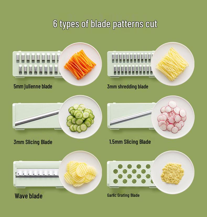 Multifunktionaler Küchengemüseschneider & Kartoffelreibe