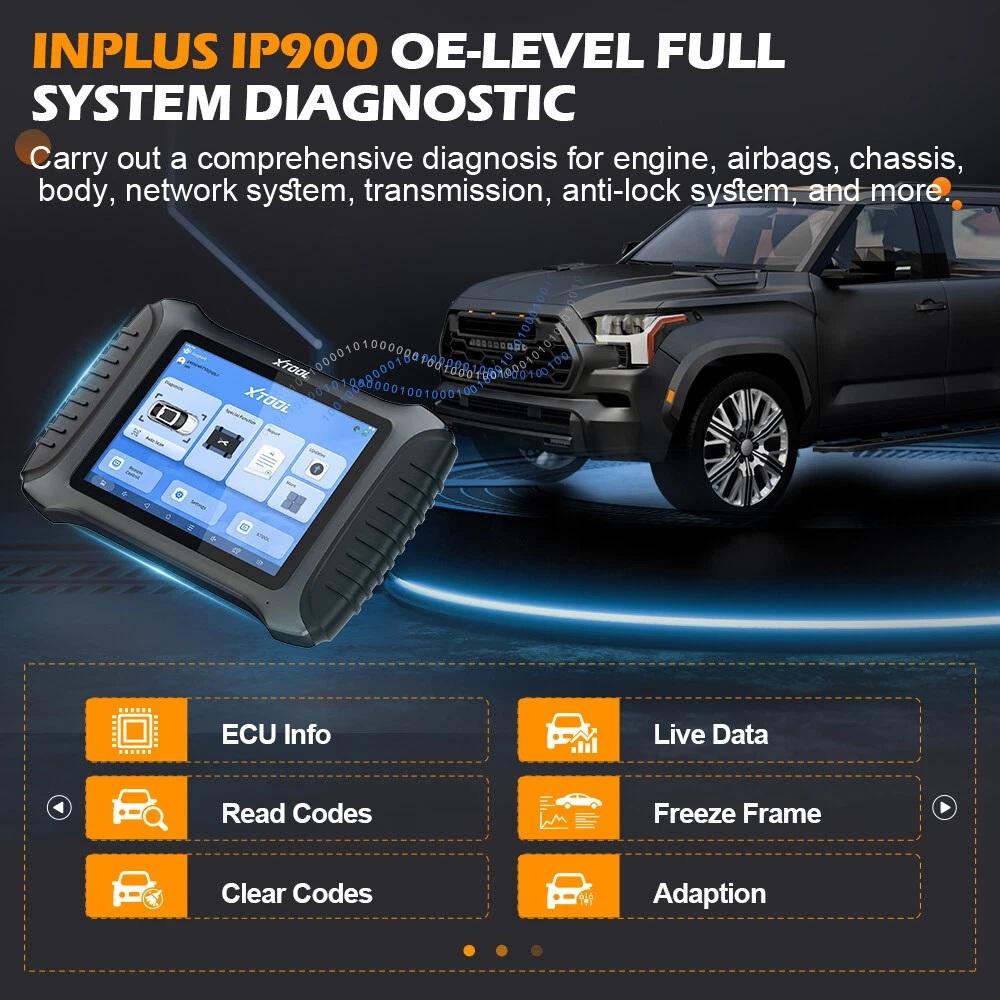 EU Warehouse XTOOL IP900 Car Ecu Programming Device Vehicle  Automotive Diagnostic Machine Obd2 Code Reader Tool for Cars