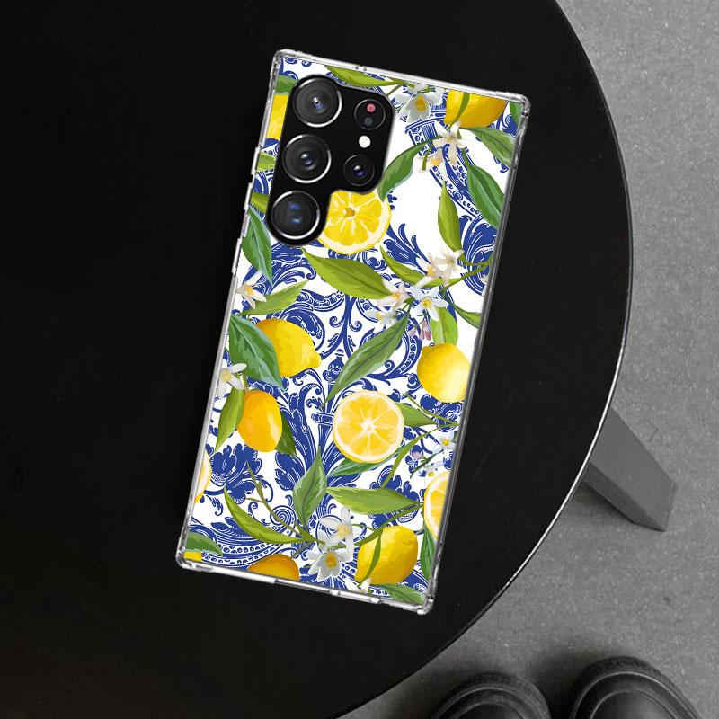 Citrus Limon Linnaeus Phone Case Cover for Samsung Galaxy S26 S25 Edge S24 S23 Ultra S22 Plus S21 FE S20 + Art Customized Fundas Samsung S21